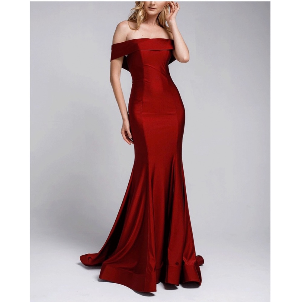 Amelia Couture Off The Shoulder Gown